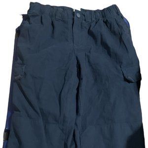 Land's End Kids Iron Knee - Lined Cargo Pants Boys Size 16 Navy Blue